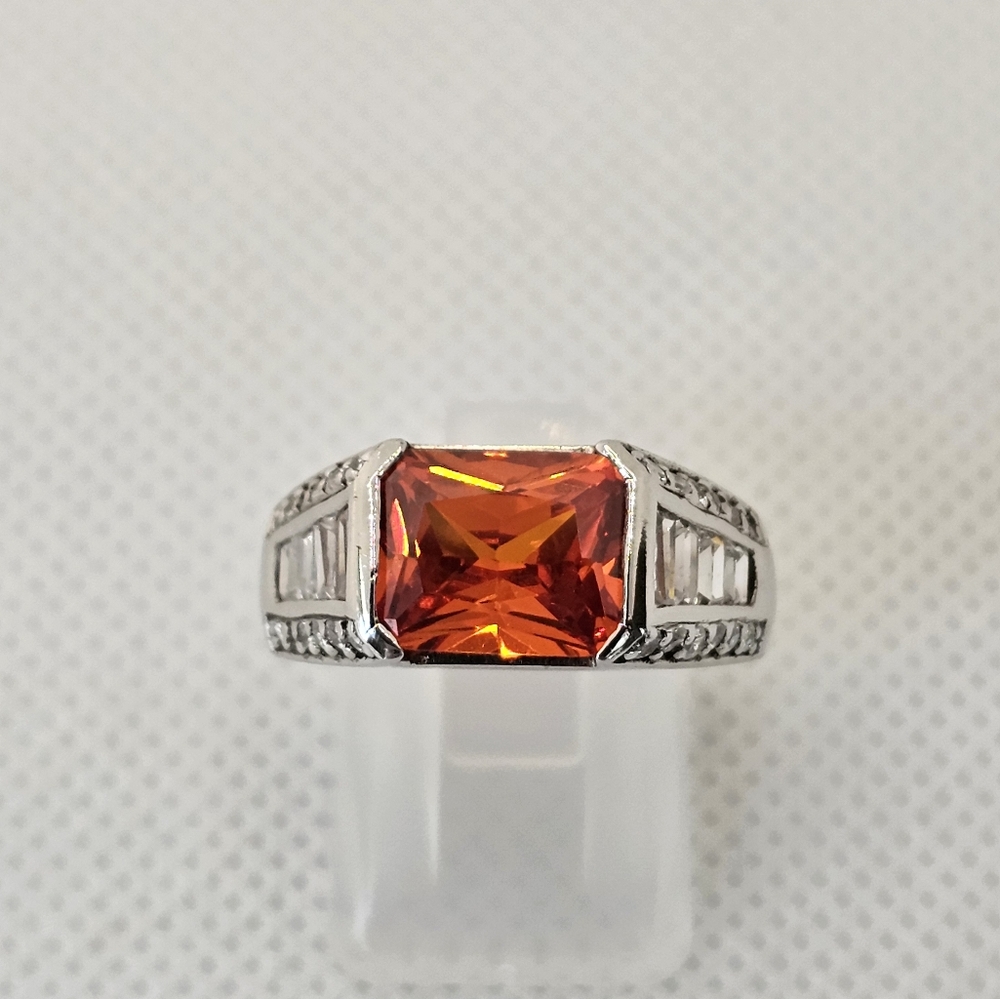 Vintage Victoria Wieck Absolute Gemstones Sterling Silver Ring Sz 8! - Picture 5 of 14